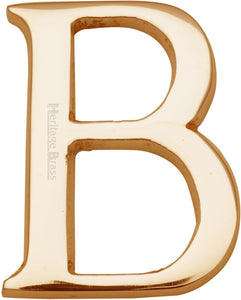 Heritage Brass Alphabet B Pin Fix 51mm (2")