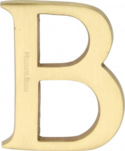 Heritage Brass Alphabet B Pin Fix 51mm (2")