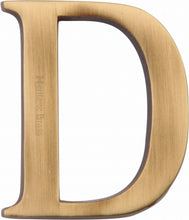 Load image into Gallery viewer, Heritage Brass Alphabet D Pin Fix 51mm (2&quot;)