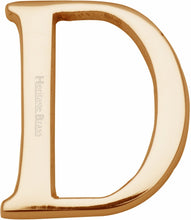 Load image into Gallery viewer, Heritage Brass Alphabet D Pin Fix 51mm (2&quot;)
