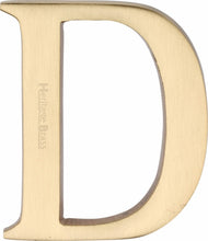 Load image into Gallery viewer, Heritage Brass Alphabet D Pin Fix 51mm (2&quot;)
