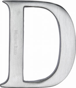 Heritage Brass Alphabet D Pin Fix 51mm (2")