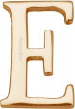Load image into Gallery viewer, Heritage Brass Alphabet E Pin Fix 51mm (2&quot;)