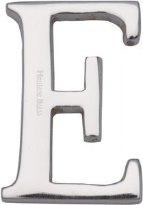 Heritage Brass Alphabet E Pin Fix 51mm (2")