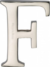 Load image into Gallery viewer, Heritage Brass Alphabet F Pin Fix 51mm (2&quot;)