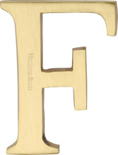 Load image into Gallery viewer, Heritage Brass Alphabet F Pin Fix 51mm (2&quot;)
