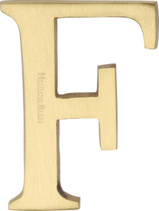 Heritage Brass Alphabet F Pin Fix 51mm (2")