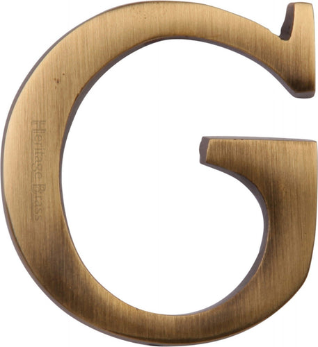 Heritage Brass Alphabet G Pin Fix 51mm (2
