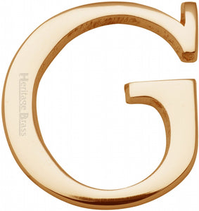 Heritage Brass Alphabet G Pin Fix 51mm (2")