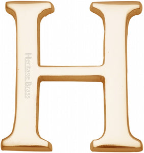 Heritage Brass Alphabet H Pin Fix 51mm (2")