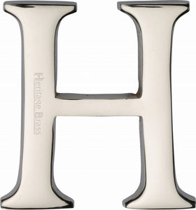 Heritage Brass Alphabet H Pin Fix 51mm (2")