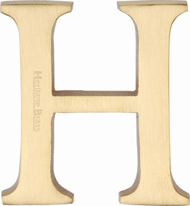 Heritage Brass Alphabet H Pin Fix 51mm (2")