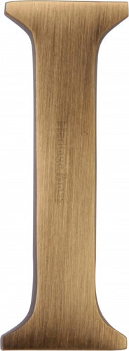 Heritage Brass Alphabet I Pin Fix 51mm (2