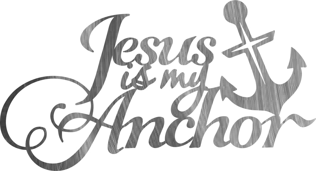 Jesus Anchor Metal