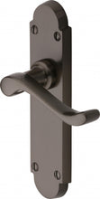 Load image into Gallery viewer, Heritage Brass Door Handle Lever Latch Savoy Design