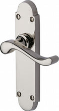 Load image into Gallery viewer, Heritage Brass Door Handle Lever Latch Savoy Design