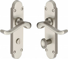 Load image into Gallery viewer, Heritage Brass Door Handle for Bathroom Savoy Design