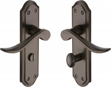 Load image into Gallery viewer, Heritage Brass Door Handle for Bathroom Sandown Design