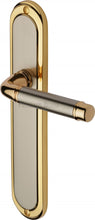 Load image into Gallery viewer, Heritage Brass Door Handle Lever Latch Saturn Long Design