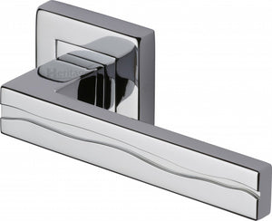 Heritage Brass Door Handle Lever Latch on Square Rose Amazon Sq Design