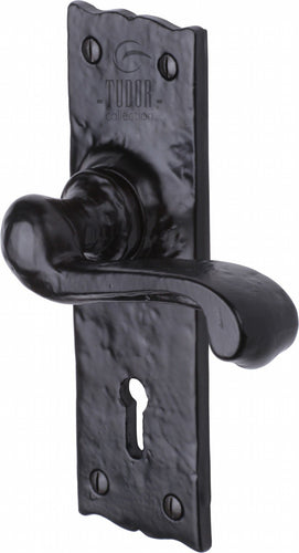 The Tudor Door Handle Lever Lock Shropshire Design
