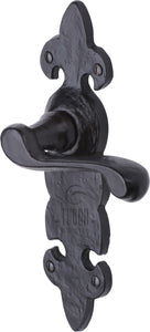 The Tudor Door Handle Lever Latch Fleur de Lys Design