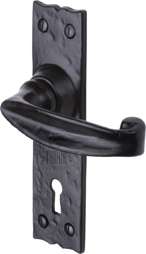 The Tudor Door Handle Lever Lock Wellington Design