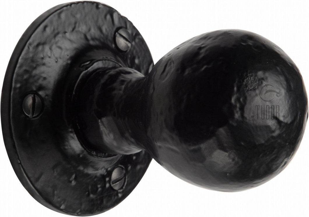 The Tudor Mortice Knob on Rose Ball Design