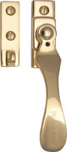 Load image into Gallery viewer, Heritage Brass Casement Window Fastener Wedge Pattern