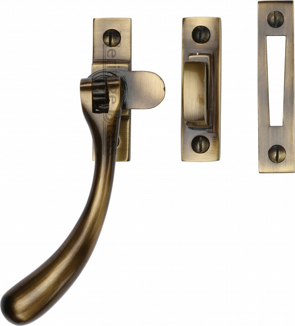 Heritage Brass Casement Window Fastener Ball Design