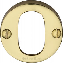 Load image into Gallery viewer, Heritage Brass Oval Profile Cylinder Escutcheon