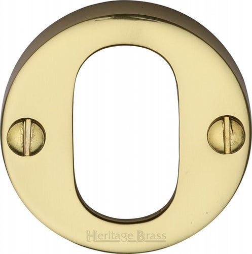Heritage Brass Oval Profile Cylinder Escutcheon