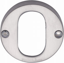 Load image into Gallery viewer, Heritage Brass Oval Profile Cylinder Escutcheon