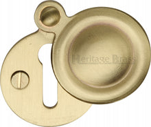 Load image into Gallery viewer, Heritage Brass Covered Keyhole Round
