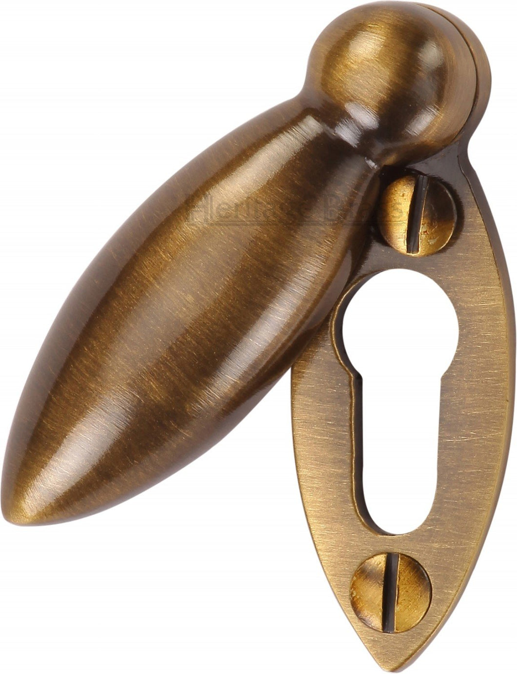 Heritage Brass Covered Keyhole Oval