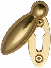 Load image into Gallery viewer, Heritage Brass Covered Keyhole Oval