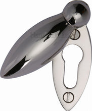 Load image into Gallery viewer, Heritage Brass Covered Keyhole Oval