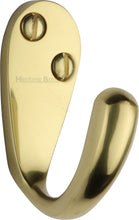 Load image into Gallery viewer, Heritage Brass Single Robe Hook