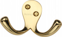 Load image into Gallery viewer, Heritage Brass Double Coat Hook Antique finish