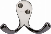 Load image into Gallery viewer, Heritage Brass Double Coat Hook Antique finish