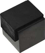 Load image into Gallery viewer, Heritage Brass Door Stop Square Floor Mounted Design