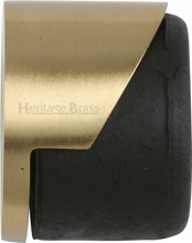 Load image into Gallery viewer, Heritage Brass Door Stop Round Floor Mounted Design