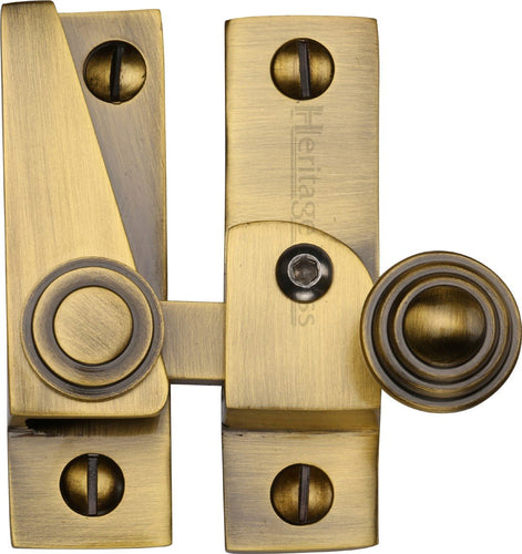 Heritage Brass Sash Fastener Lockable