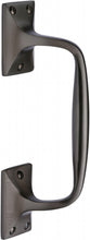 Load image into Gallery viewer, Heritage Brass Door Pull Handle Cranked Design 8&quot;