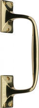 Load image into Gallery viewer, Heritage Brass Door Pull Handle Cranked Design 8&quot;