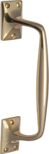 Load image into Gallery viewer, Heritage Brass Door Pull Handle Cranked Design 10&quot;