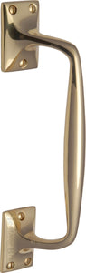 Heritage Brass Door Pull Handle Cranked Design 10"