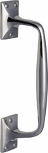 Load image into Gallery viewer, Heritage Brass Door Pull Handle Cranked Design 10&quot;