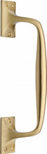 Load image into Gallery viewer, Heritage Brass Door Pull Handle Cranked Design 10&quot;