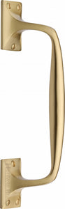 Heritage Brass Door Pull Handle Cranked Design 10"